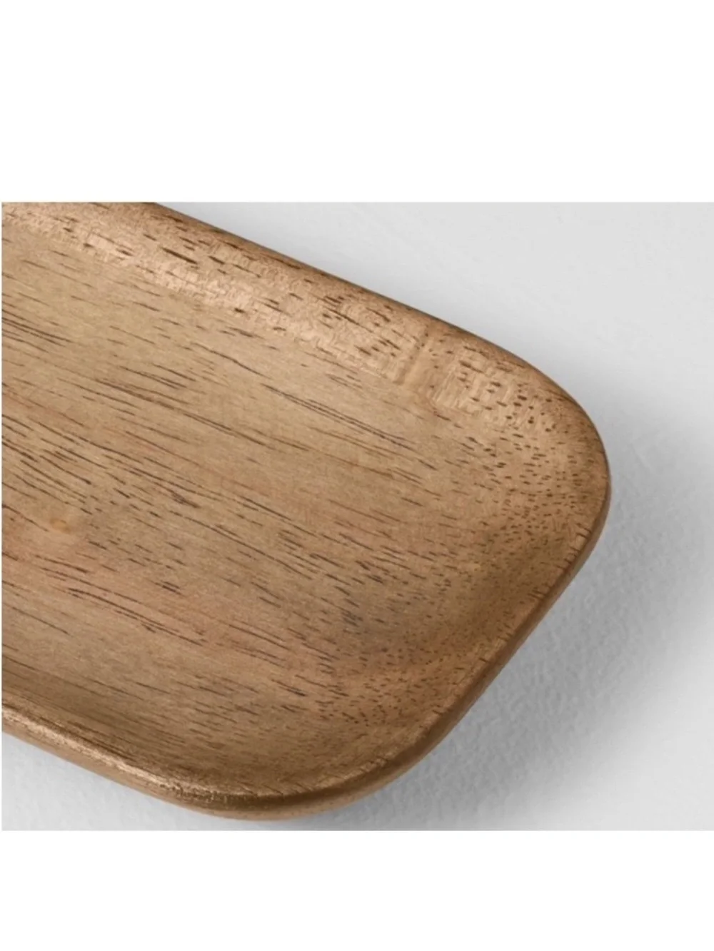 NWT Casaluna Rubberwood Wood Soap Dish Tray Brown Target
